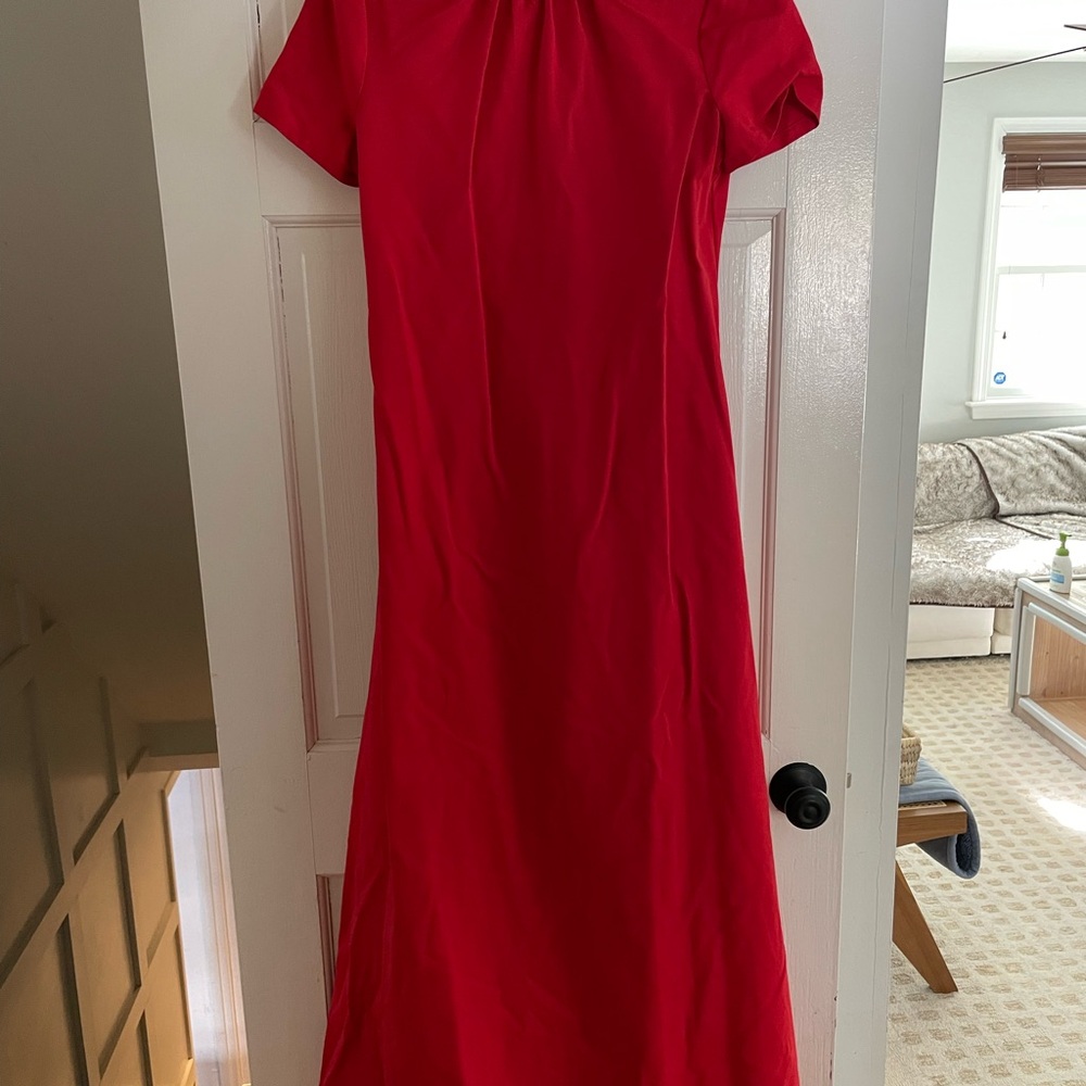 STAUD Red Dress